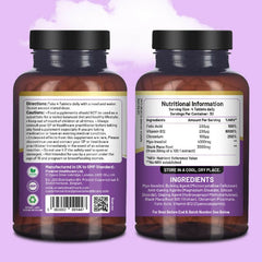 Myo - Inositol Complex 120 Vegan Tablets 7000mg per serving with Black Maca Root, Chromium, Folic Acid, and Vitamin B12 | Hormonal Balance for Women, Women PCOS Supplement | Premium Quality by Prowise - British D'sire
