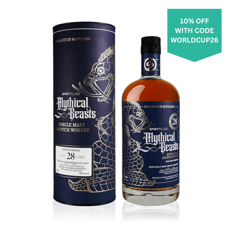 Mythical Beasts Glen Moray 28 Year Old Whisky - Bottles - British D'sire