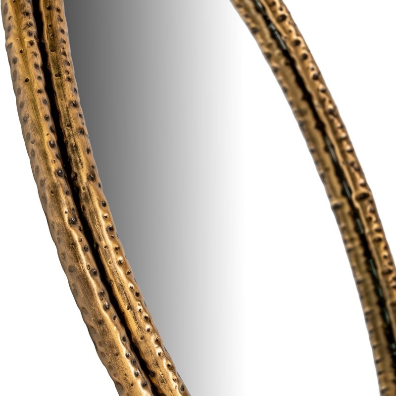 Nahla Medium Mirror With Dimpled Frame - Mirror - British D'sire