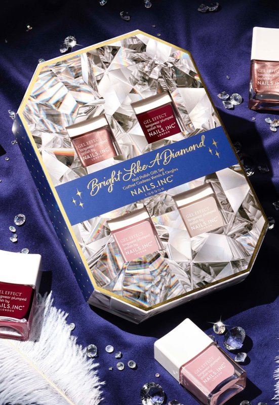 Nails Inc. Bright Like A Diamond 4 - Piece Nail Polish Gift Set - Nail Polishes - British D'sire