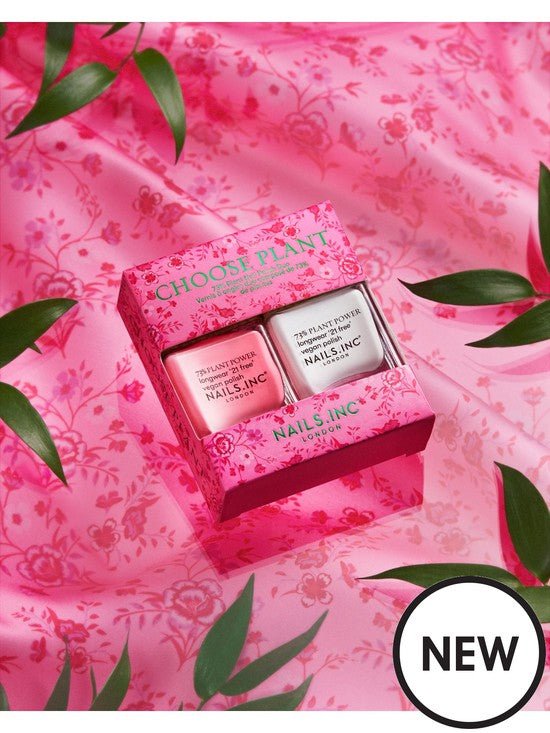 Nails Inc Choose Plant Duo - Nail Polishes - British D'sire
