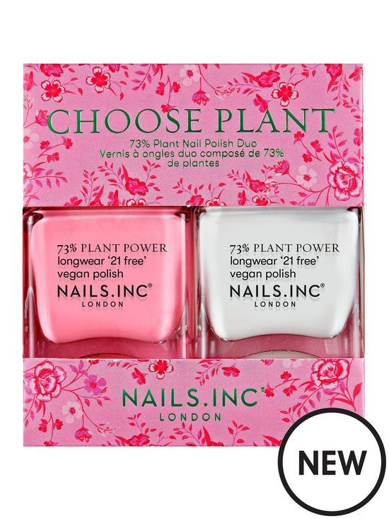 Nails Inc Choose Plant Duo - Nail Polishes - British D'sire Main image