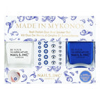 Nails Inc. Made In Mykonos Nail Polish and Stickers Set - Nail Polishes - British D'sire