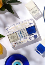 Nails Inc. Made In Mykonos Nail Polish and Stickers Set - Nail Polishes - British D'sire