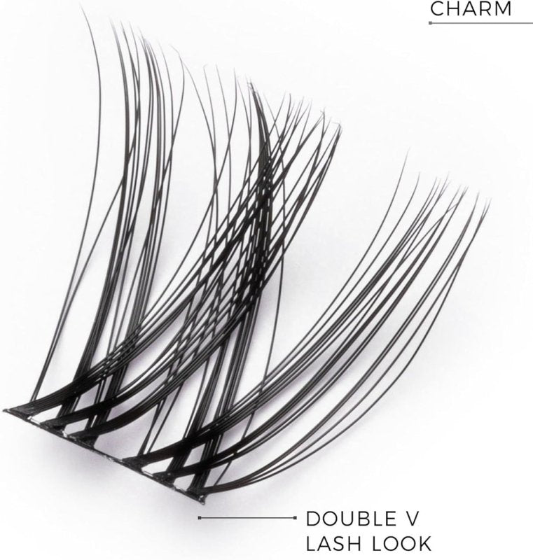Nanolash DIY Eyelash Extensions 36 pcs - cluster lashes DIY, cluster false eyelashes for lash extensions at home, individual cluster lashes (CHARM) - Eyelash Extensions - British D'sire