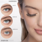 Nanolash DIY Eyelash Extensions 36 pcs - cluster lashes DIY, cluster false eyelashes for lash extensions at home, individual cluster lashes (HARMONY) - Eyelash Extensions - British D'sire