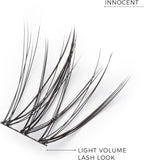 Nanolash DIY Eyelash Extensions 36 pcs - cluster lashes DIY, cluster false eyelashes for lash extensions at home, individual cluster lashes (INNOCENT) - Eyelash Extensions - British D'sire