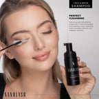Nanolash Lash & Brow Shampoo 50 ml - cleansing shampoo for eyelashes and eyebrows, eyelash foam, eyelash extension cleanser - Lash & Brow Shampoo - British D'sire