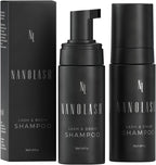 Nanolash Lash & Brow Shampoo 50 ml - cleansing shampoo for eyelashes and eyebrows, eyelash foam, eyelash extension cleanser - Lash & Brow Shampoo - British D'sire