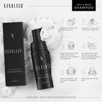 Nanolash Lash & Brow Shampoo 50 ml - cleansing shampoo for eyelashes and eyebrows, eyelash foam, eyelash extension cleanser - Lash & Brow Shampoo - British D'sire