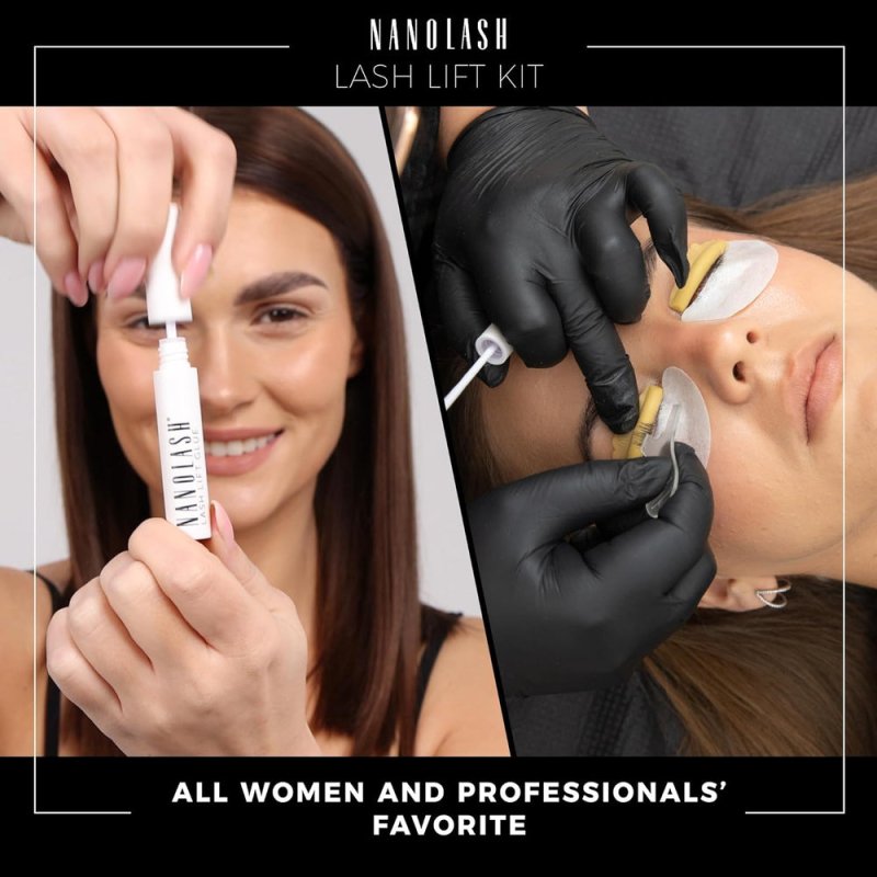 Nanolash Lifting Combs 3 pcs - tools for eyelash lifting, Y shape lash lift brush - lash lift kit - British D'sire