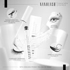 Nanolash Mascara Primer 10 ml - increases volume, mascara base, eyelash nourishing base, transparent lash primer - Mascara Primer - British D'sire