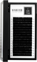 Nanolash Volume Lashes - false lashes for professional eyelash extensions, volume eyelash extensions (0.05 C, 11mm) - False Eyelashes - British D'sire