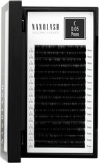 Nanolash Volume Lashes - false lashes for professional eyelash extensions, volume eyelash extensions (0.05 C, 9mm) - False Eyelashes - British D'sire