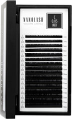 Nanolash Volume Lashes - false lashes for professional eyelash extensions, volume eyelash extensions (0.05 C, MIX 6-13mm) - False Eyelashes - British D'sire