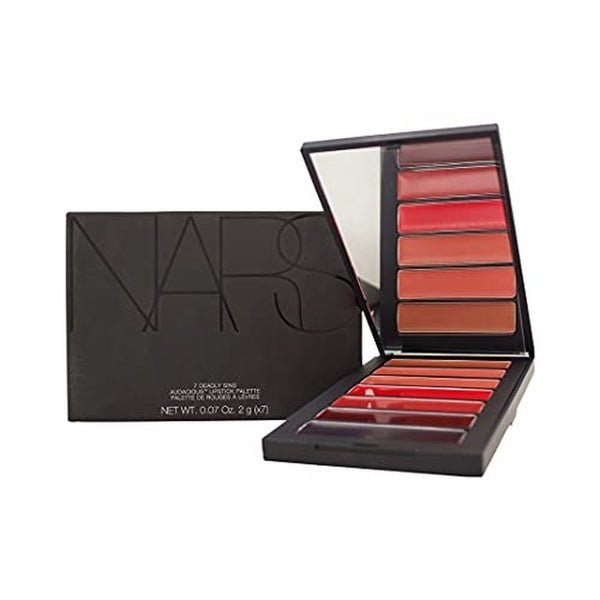 NARS Seven Deadly Sins Audacious Lipstick Palette 7 x 2g - Cosmetics > Lipsticks - British D'sire Main image