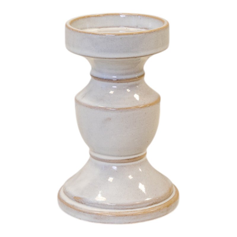 Natural Ceramic Candle Holder Medium - Candle Holder - British D'sire Main image