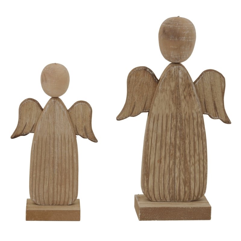Natural Rustic Angel Home Decor Ornament Decoration - Christmas Decor - British D'sire