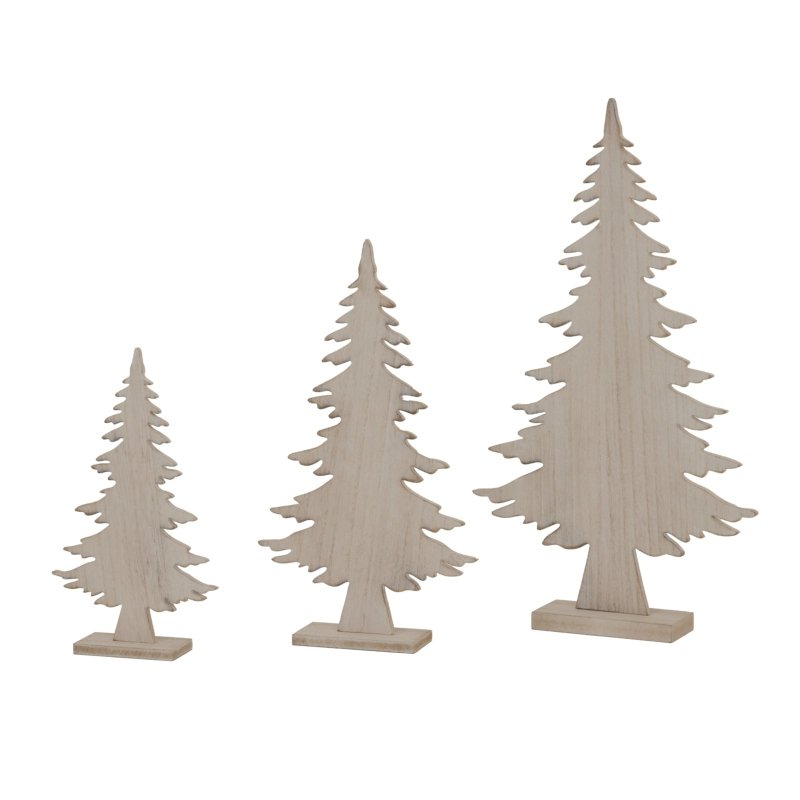 Natural Rustic Tree On Stand Home Decor Ornament Decoration - Christmas Decor - British D'sire
