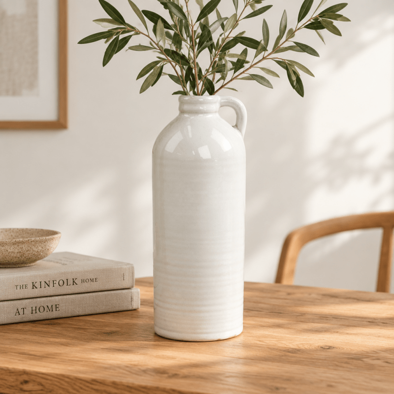 Natural Stoneglazed Tallt Jug Shaped Vase Secondary image