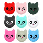 Naughty Smile Cute Cartoon Pet Collar Anti - lost Tracker Silicone Case For AirTag(Fluorescent Blue) - British D'sire