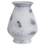 Naxos Large Antique White Vase - Antique White Decorative Vase - Vases - British D'sire