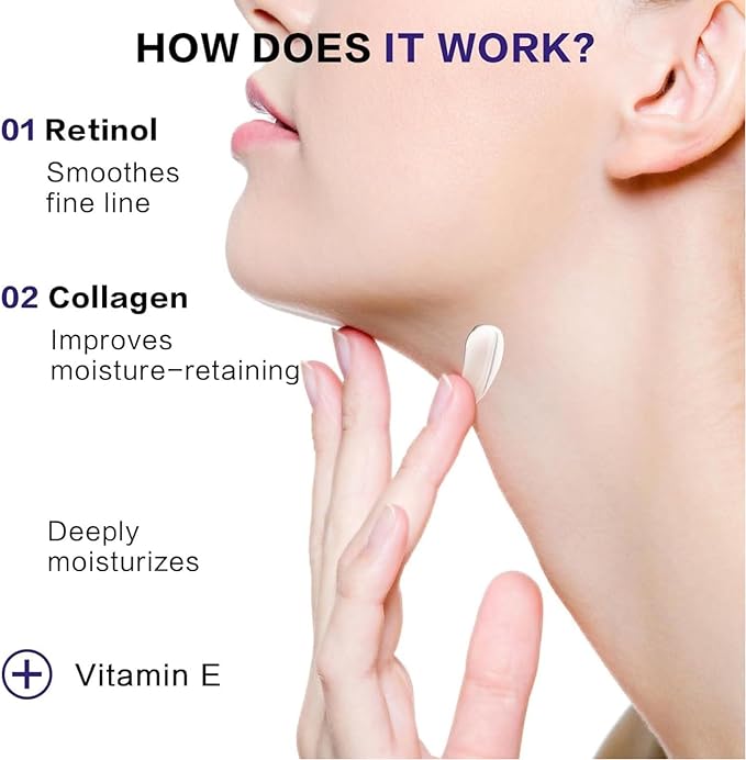 Neck Cream, Tighten & Lift Firming Neck Cream, Anti-Aging Neck Cream For Women, Anti Wrinkle Moisturizing Neck Cream For Women(2PC) Secondary image
