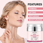 Neck Firming Cream, Neck Cream For Wrinkles & Fine Lines, Moisturizer with Retinol Collagen and Hyaluronic Acid, Crepe Skin Repair Cream - British D'sire