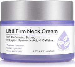 Neck Firming Cream,Tighten and Lift Neck Cream - Best For Tightening Sagging Skin Sculpted Go Pure Neck Cream, Advanced Tightening Moisturizer For Firm - Neck & Décolleté - British D'sire