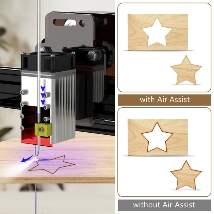 NEJE Air Assist Pump For Laser Cutting Engraving Machine(US Plug) - British D'sire