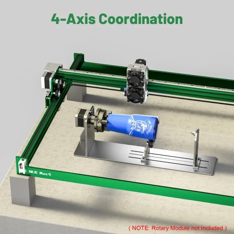 NEJE MAX 4 E80 750 X 460mm DIY CNC Desktop 3D Laser Engraving Machine - British D'sire