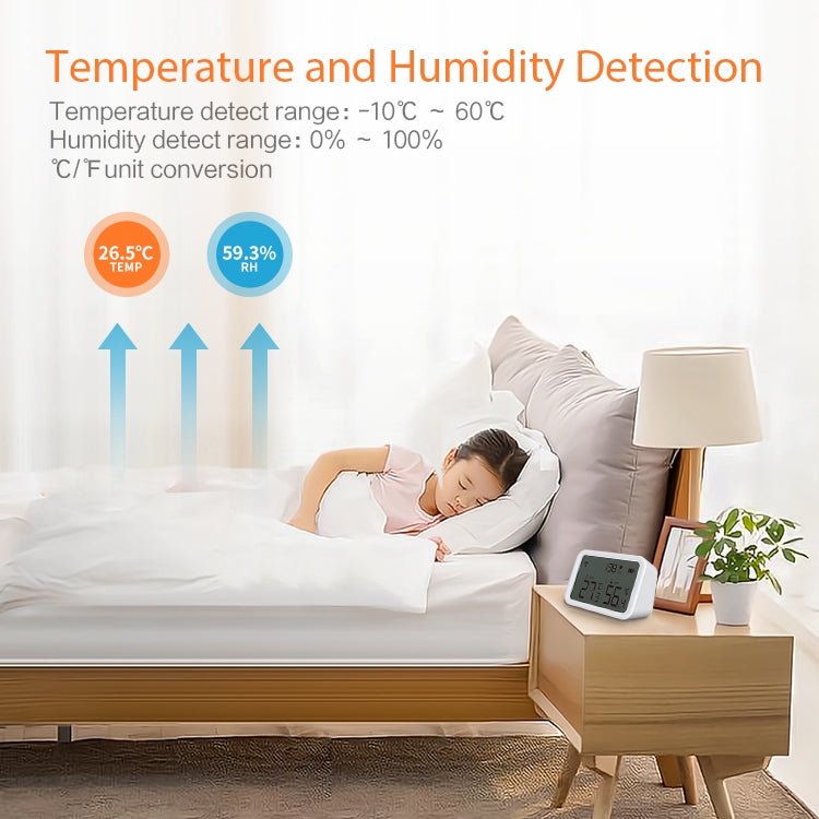 NEO NAS-TH02B Zigbee Temperature and humidity Sensor - British D'sire
