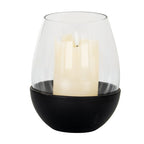 Neris Large Candle Holder With Glass Goblet - Candle Holder - British D'sire