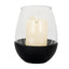 Neris Large Candle Holder With Glass Goblet - Candle Holder - British D'sire