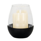Neris Medium Candle Holder With Glass Goblet - Candle Holder - British D'sire