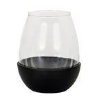 Neris Medium Candle Holder With Glass Goblet - Candle Holder - British D'sire
