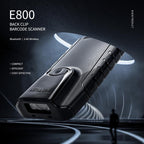 NETUM E800 2D QR Barcode Cell Phone Back Clip Portable Wireless Bluetooth Scanner - British D'sire