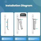NETUM E800 2D QR Barcode Cell Phone Back Clip Portable Wireless Bluetooth Scanner - British D'sire