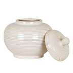 Neva Large Lidded Ceramic Jar Decorative Home Accessory - Jar & Jugs - British D'sire
