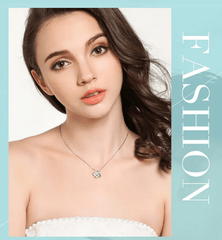 New arrivals real 925 sterling silver crystal clover necklaces pendant hot sales pure silver jewellery for women - Necklaces & Pendants - British D'sire