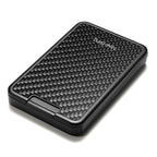 New - Bring Carbon Fiber Metal Card Holder Male Personality Card Holder Anti - Theft RFID Ultra - Thin Small Card Box(Black) - British D'sire