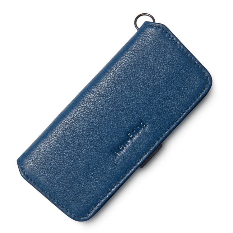 New Bring Pull - Out Key Case Coin Purse Men And Women Leather Simple Key Storage Bag(Dark Blue) - British D'sire Main image