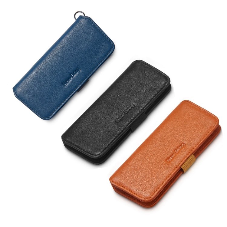 New Bring Pull-Out Key Case Coin Purse Men And Women Leather Simple Key Storage Bag(Dark Blue) Secondary image