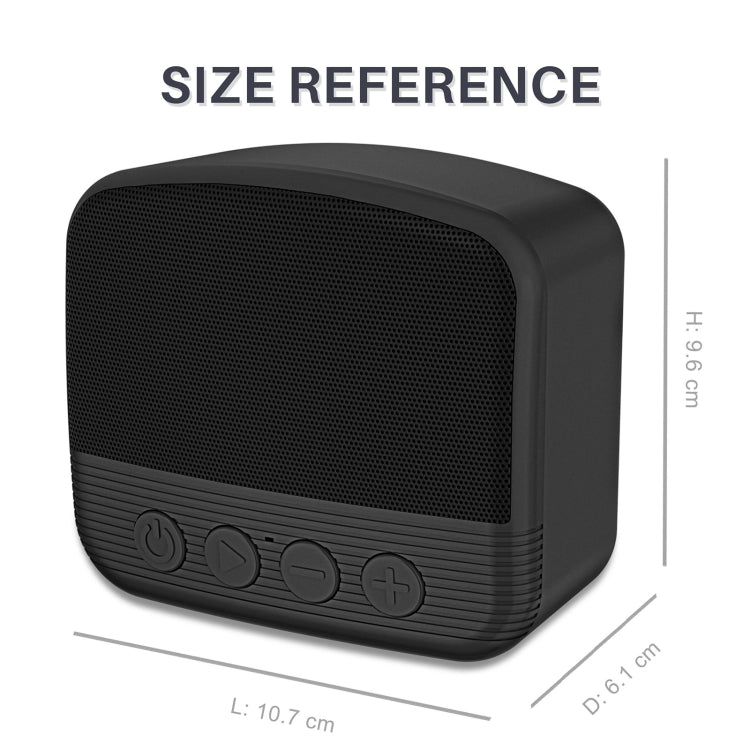 New Rixing NR - 101 Mini TWS Bluetooth Speaker(Red) - British D'sire