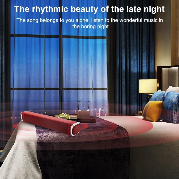 NewRixing NR - 2017 Portable Bluetooth Speaker, Support Hands - free Call / TF Card / FM / U Disk (Red) - British D'sire