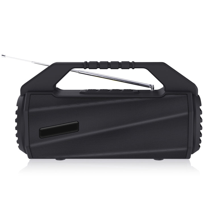 NewRixing NR - 4025FM Outdoor Splash - proof Water Portable Bluetooth Speaker, Support Hands - free Call / TF Card / FM / U Disk(Black) - British D'sire