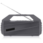 NewRixing NR - 4025FM Outdoor Splash - proof Water Portable Bluetooth Speaker, Support Hands - free Call / TF Card / FM / U Disk(Grey) - British D'sire