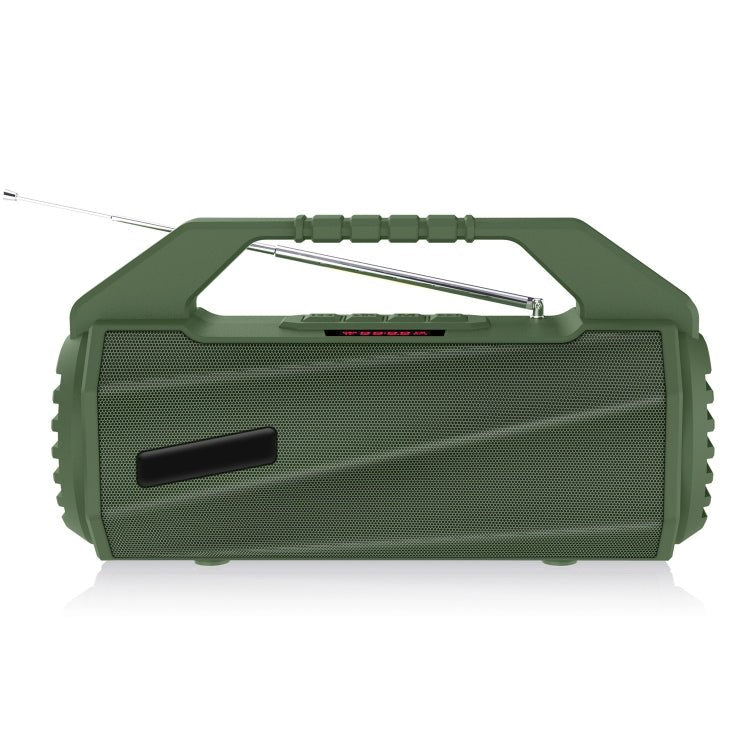 NewRixing NR-4025FM with Screen Outdoor Splash-proof Water Portable Bluetooth Speaker, Support Hands-free Call / TF Card / FM / U Disk(Green) Secondary image