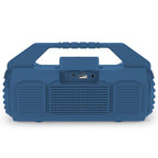 NewRixing NR - 4025P with Screen Outdoor Splash - proof Water Portable Bluetooth Speaker, Support Hands - free Call / TF Card / FM / U Disk(Blue) - British D'sire