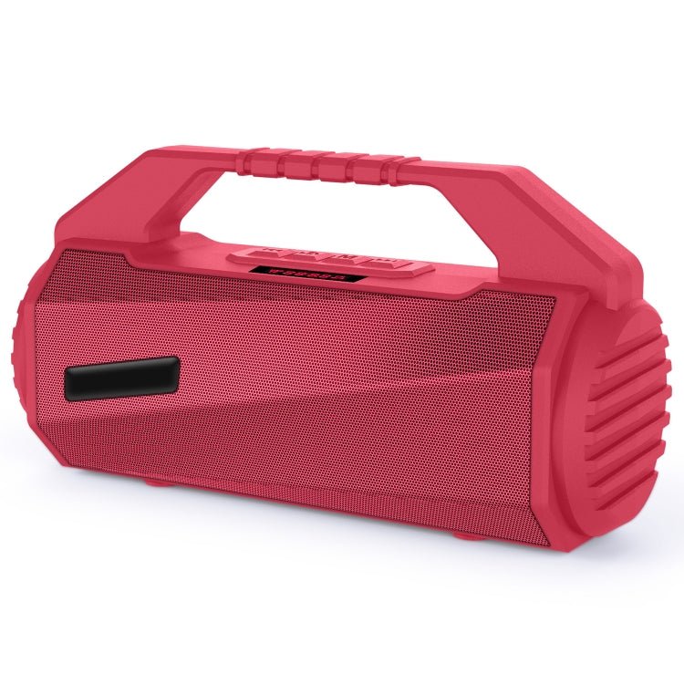 NewRixing NR - 4025P with Screen Outdoor Splash - proof Water Portable Bluetooth Speaker, Support Hands - free Call / TF Card / FM / U Disk(Red) - British D'sire
